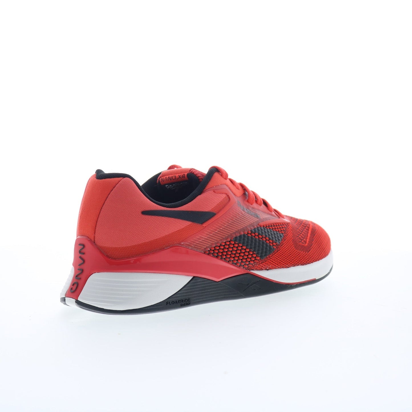 Reebok Nano X4 Mens Red Mesh Lace Up Athletic Cross Training Shoes