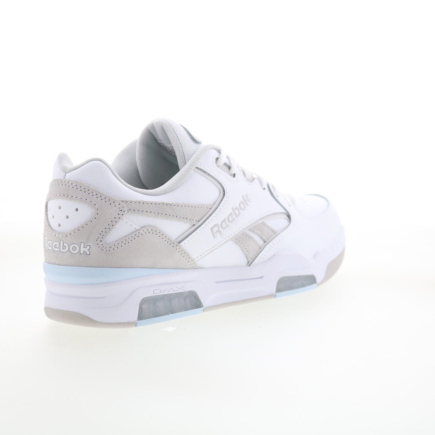 Reebok BB 4500 DMX Mens White Leather Lace Up Lifestyle Sneakers Shoes