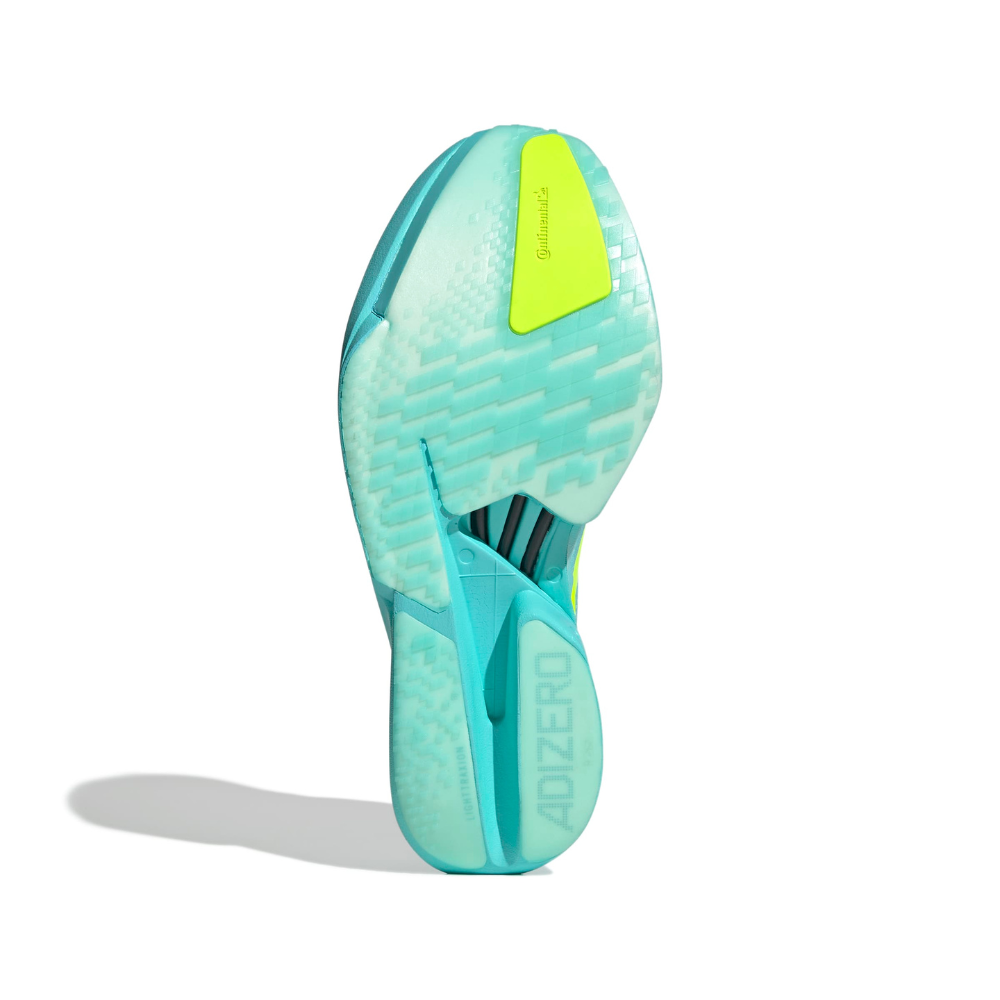 Adizero Adios Pro 4 Men's :Flash Aqua | Lucid Lemon