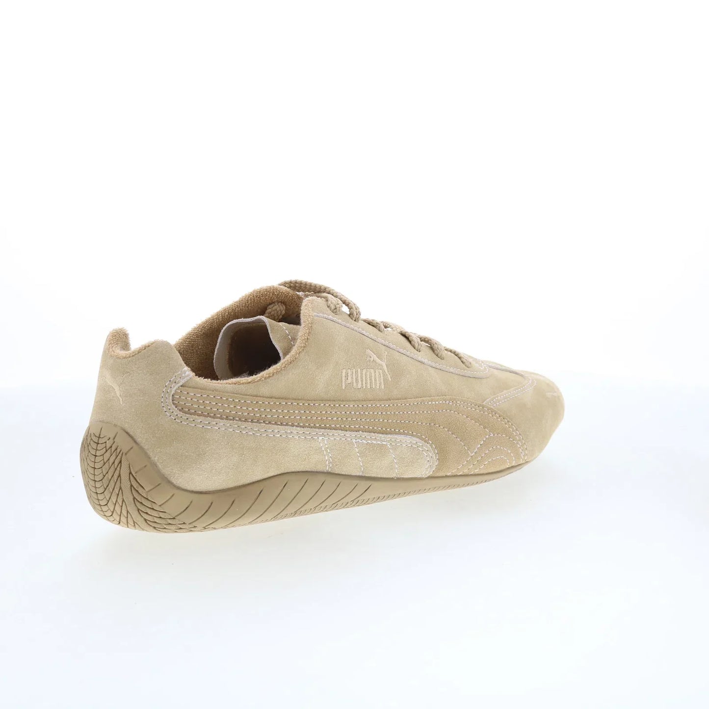 Puma Speedcat Mat Play 40465601 Mens Beige Suede Lifestyle Sneakers Shoes