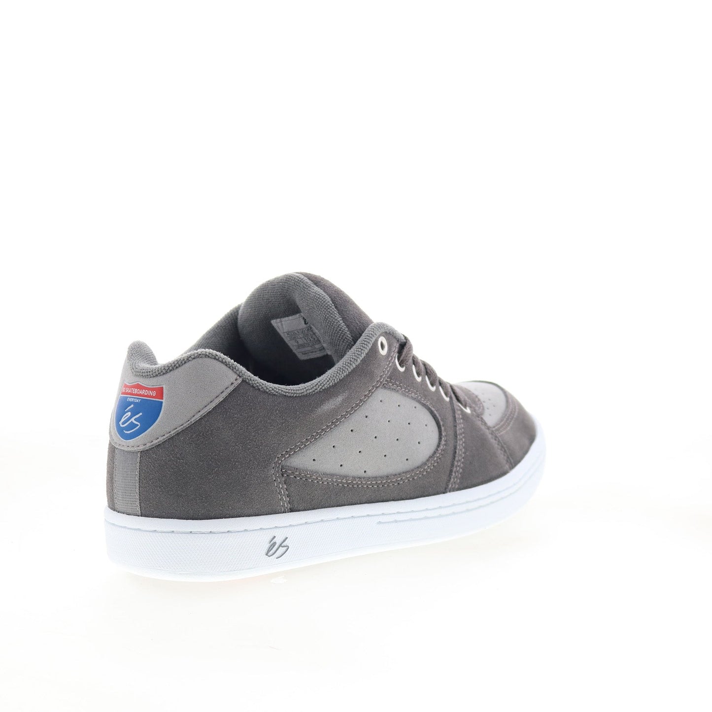 ES Accel X GO Skateboarding Day Mens Gray Skate Inspired Sneakers Shoes
