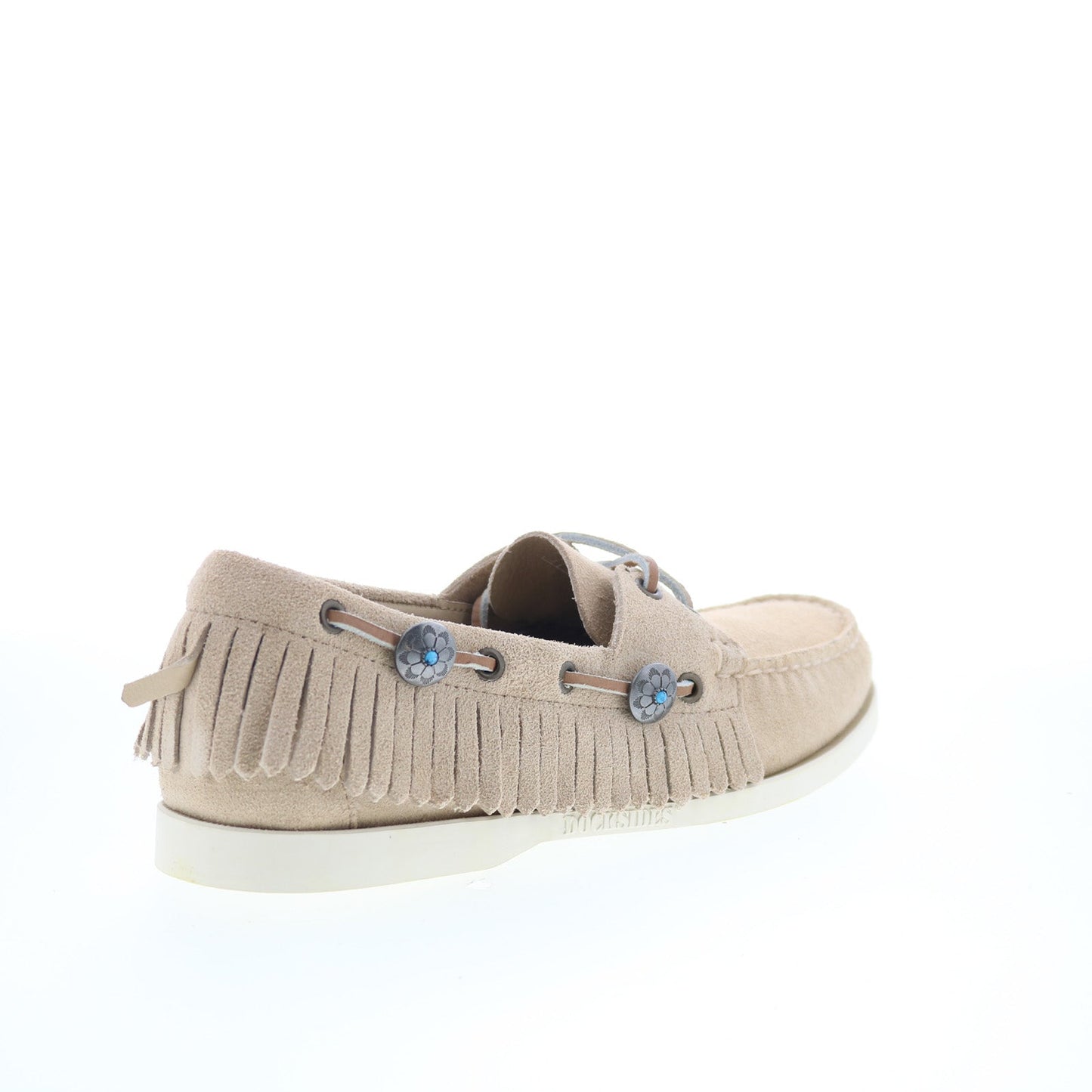 Sebago Portland Fringes 741148W-906 Mens Beige Loafers & Slip Ons Boat Shoes