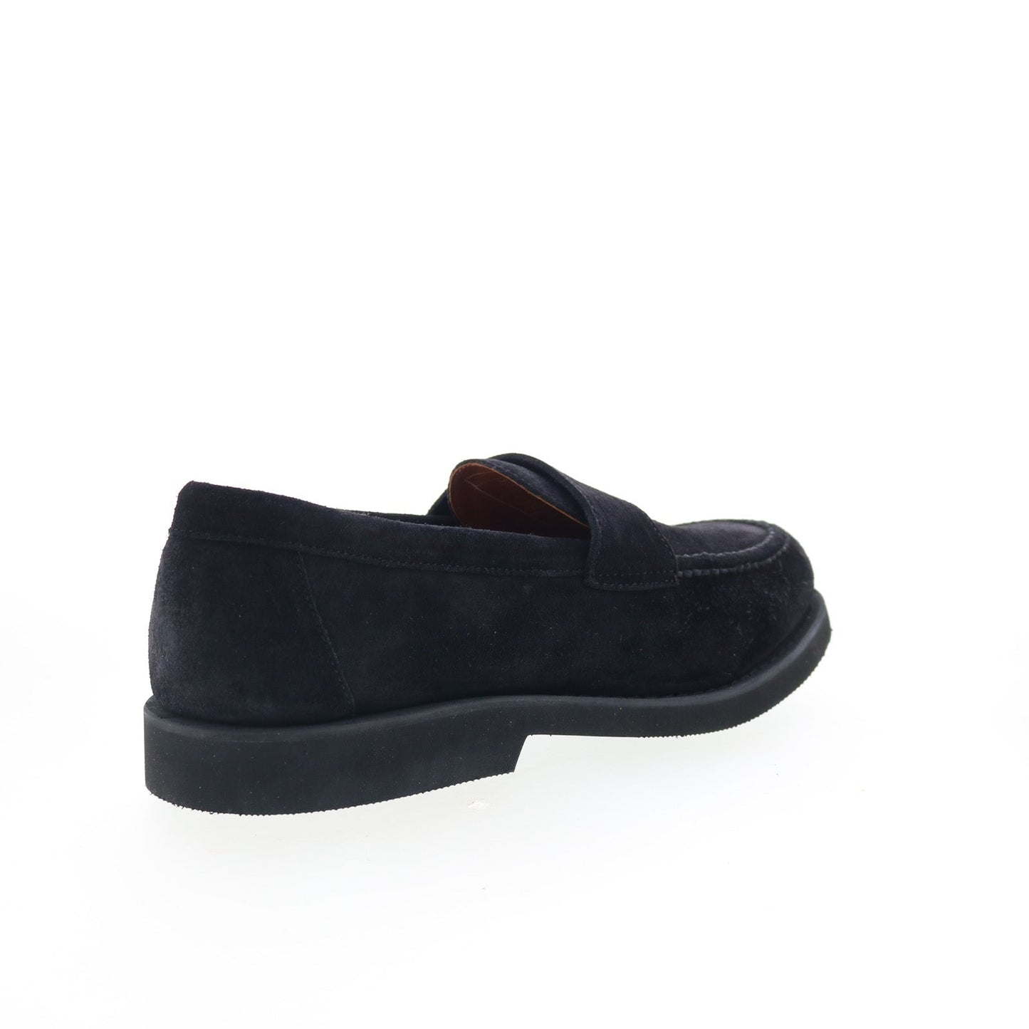 Sebago Ryan Suede PO 771176W-908 Mens Black Loafers & Slip Ons Penny Shoes