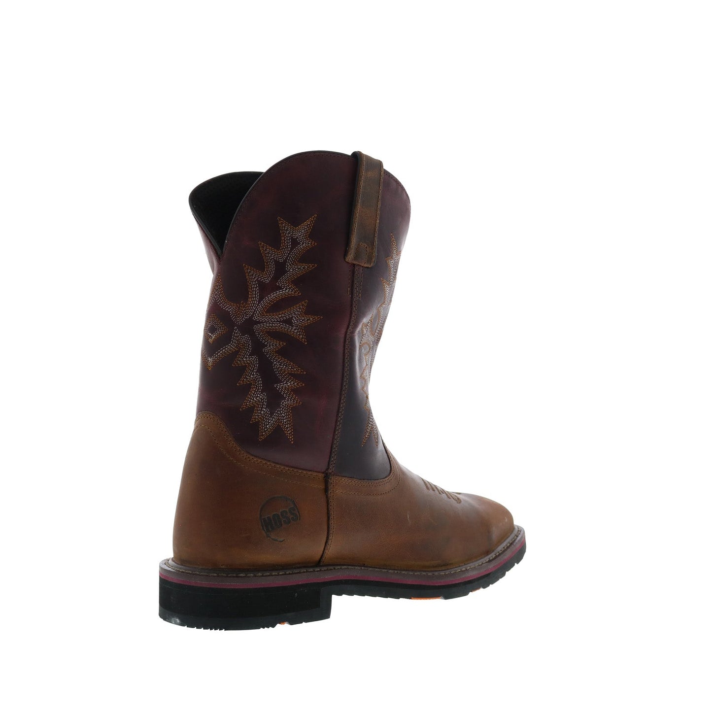 Hoss Hunch 92080 Mens Brown Leather Lace Up Work & Safety Boots