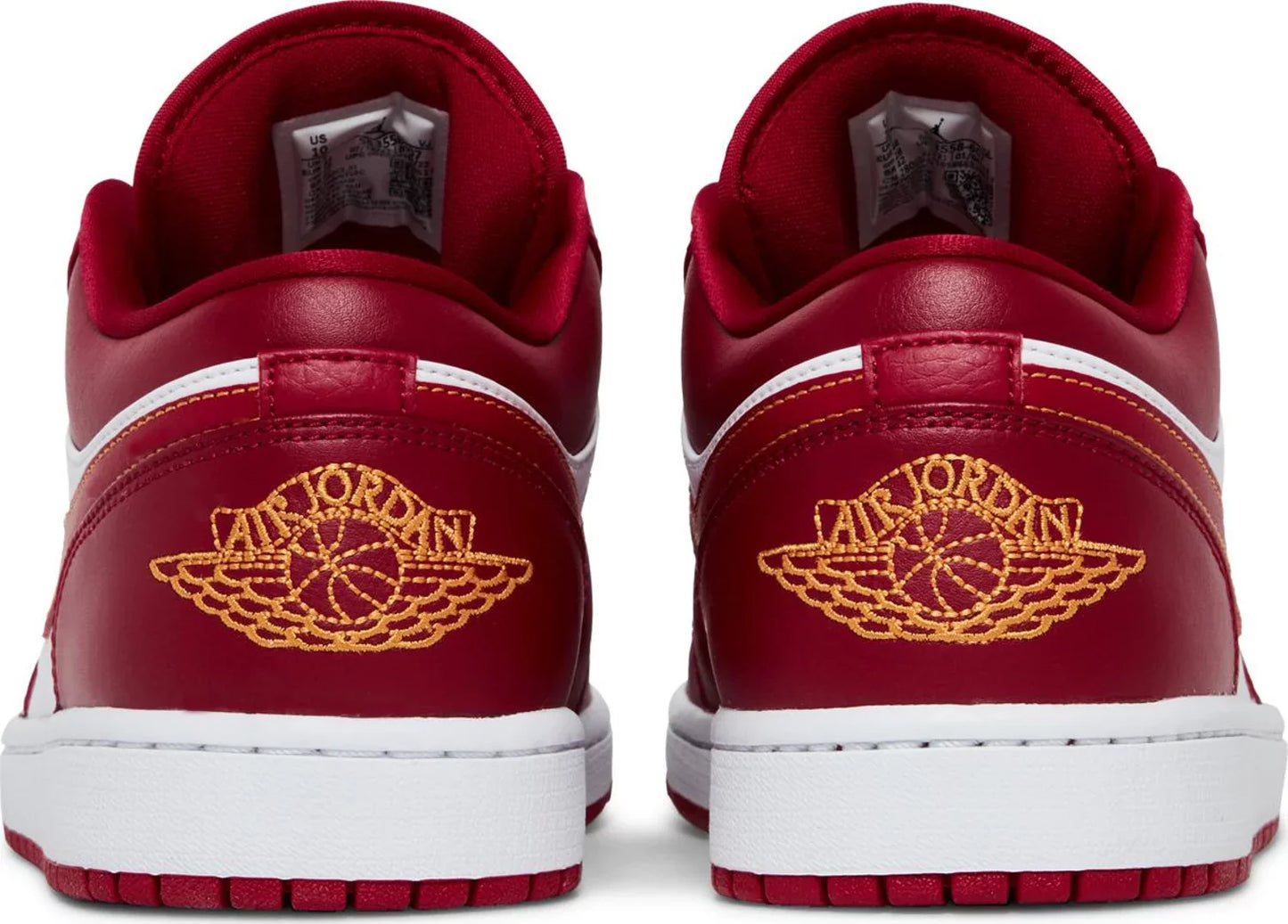 Nike Mens Air Jordan 1 Low Sneakers - 'Cardinal Red'