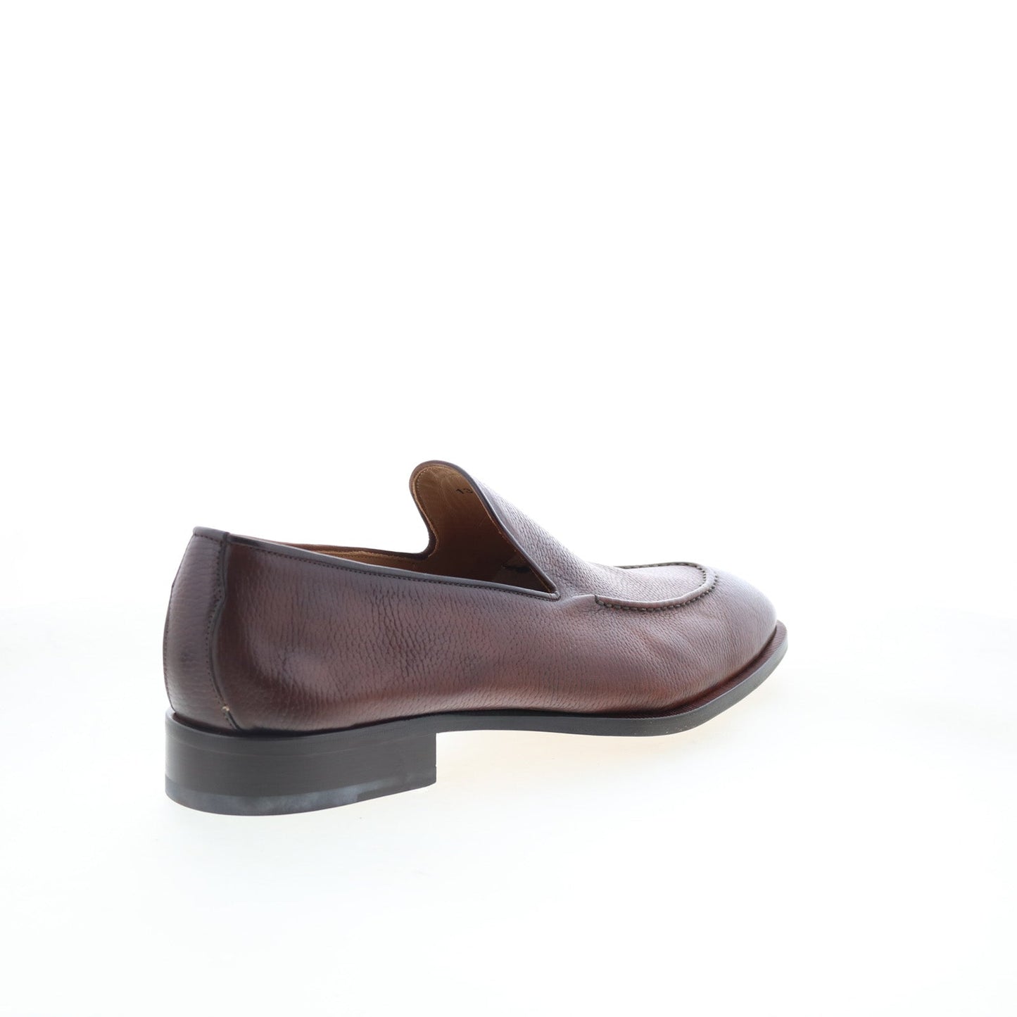 Di Bianco GBF410 Mens Brown Leather Slip On Loafers & Slip Ons Casual Shoes