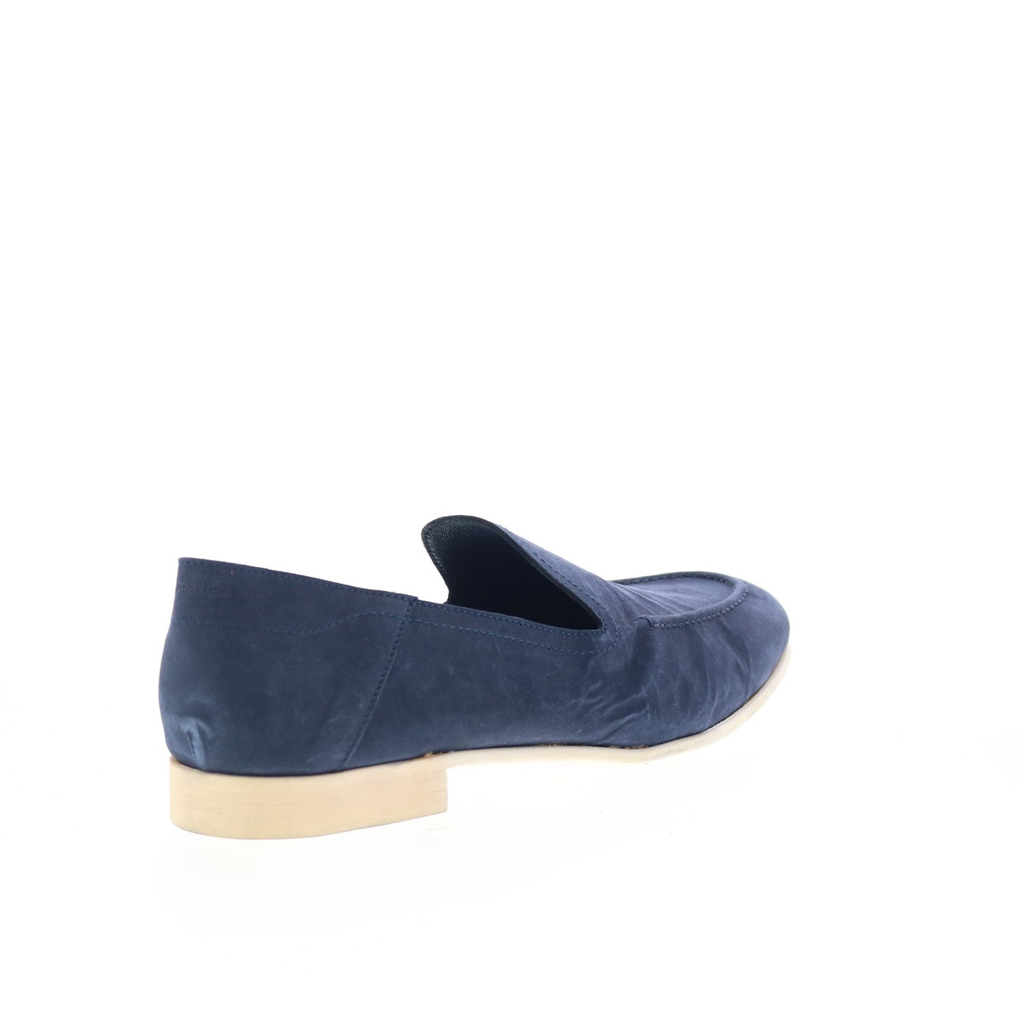 Di Bianco Positano Mens Blue Leather Slip On Loafers & Slip Ons Casual Shoes