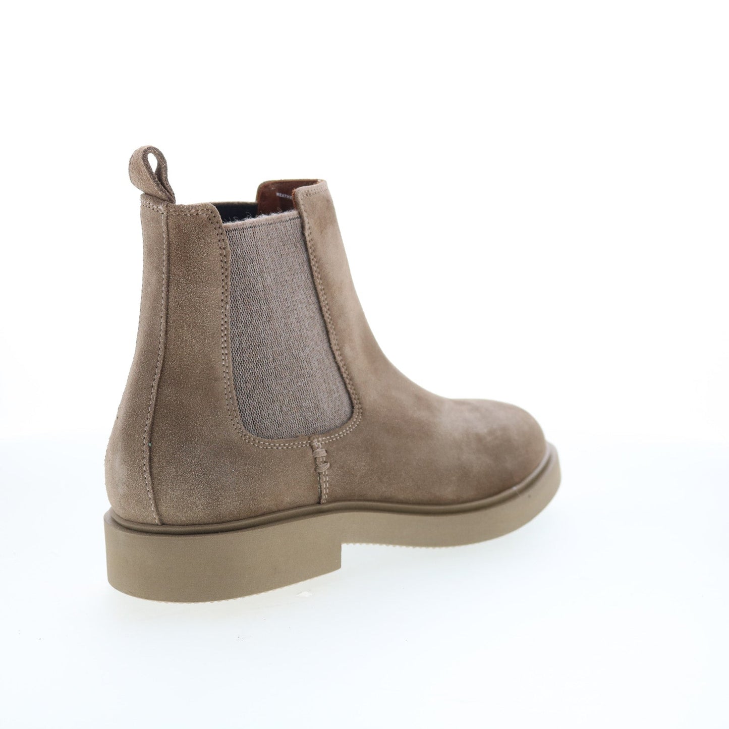 Aquatalia Pietro Waterproof M102854 Mens Gray Suede Slip On Chelsea Boots