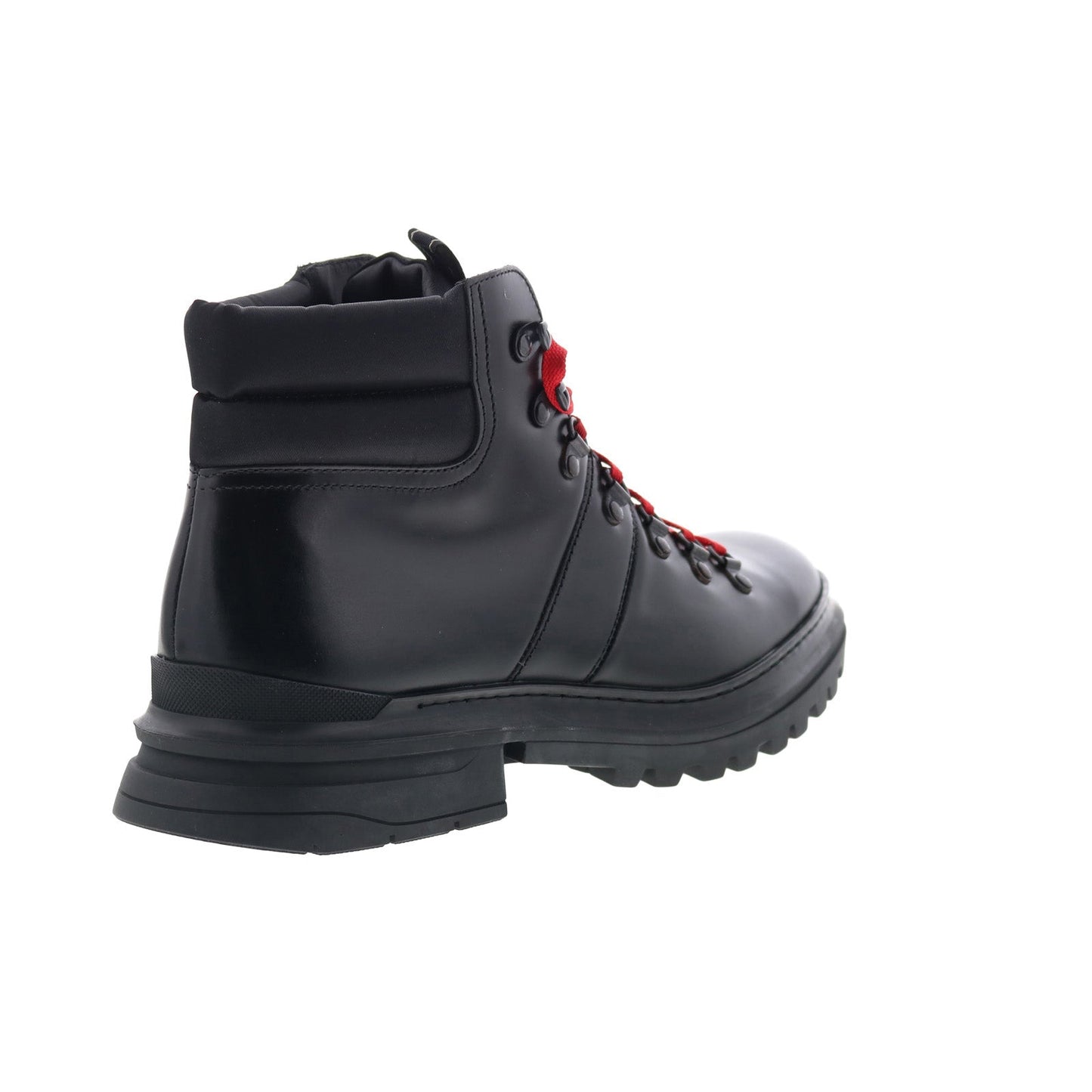Aquatalia Edwin Waterproof M108401 Mens Black Leather Casual Dress Boots