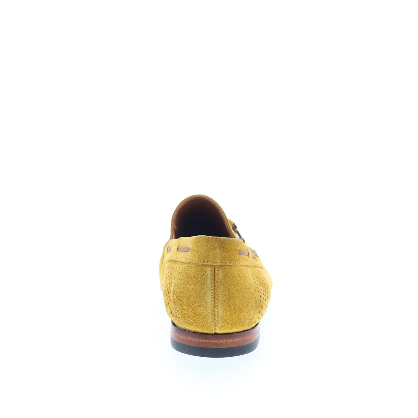 Mezlan Mez155 Mens Yellow Suede Loafers & Slip Ons Casual Shoes