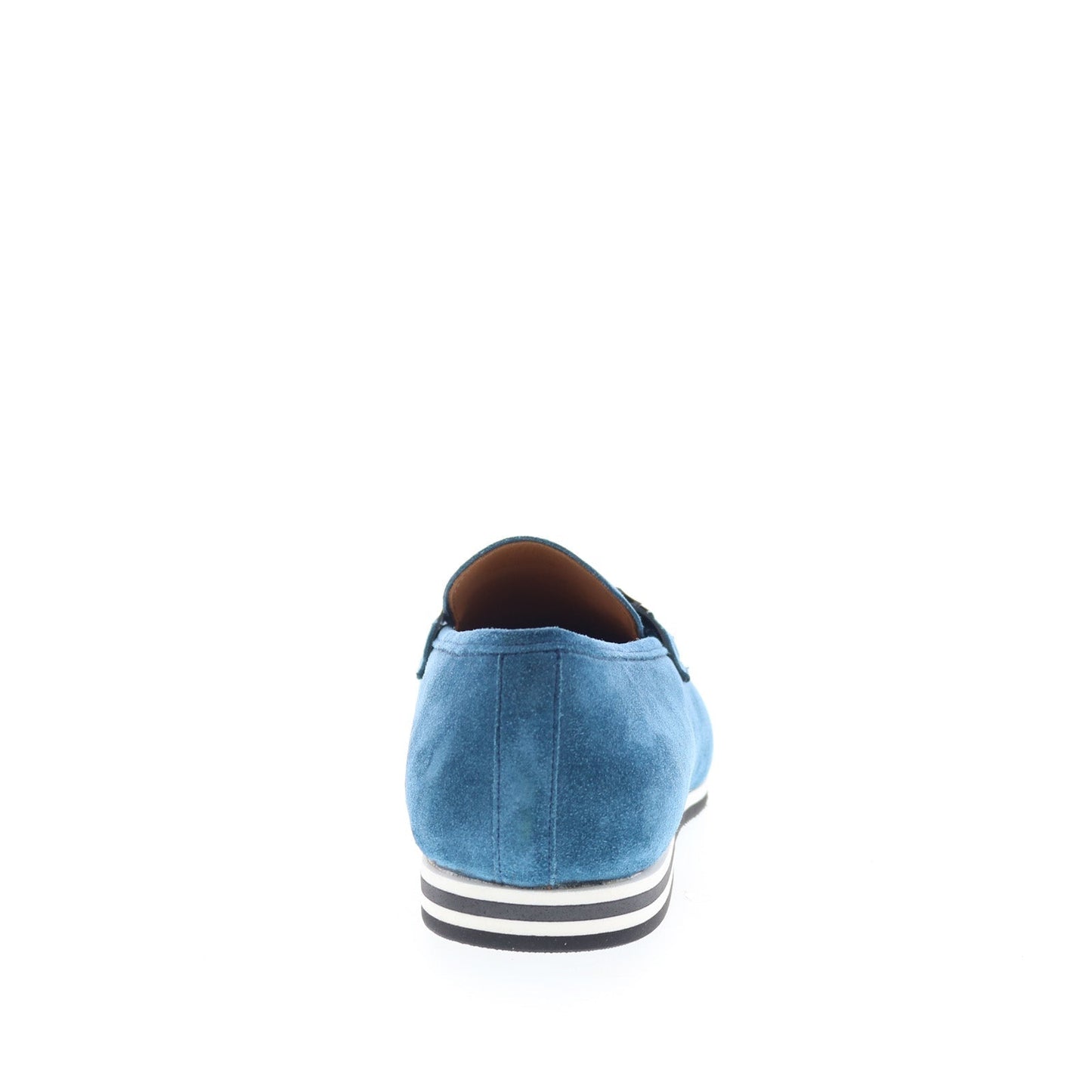 Mezlan Mez318 Mens Blue Suede Slip On Loafers & Slip Ons Penny Shoes