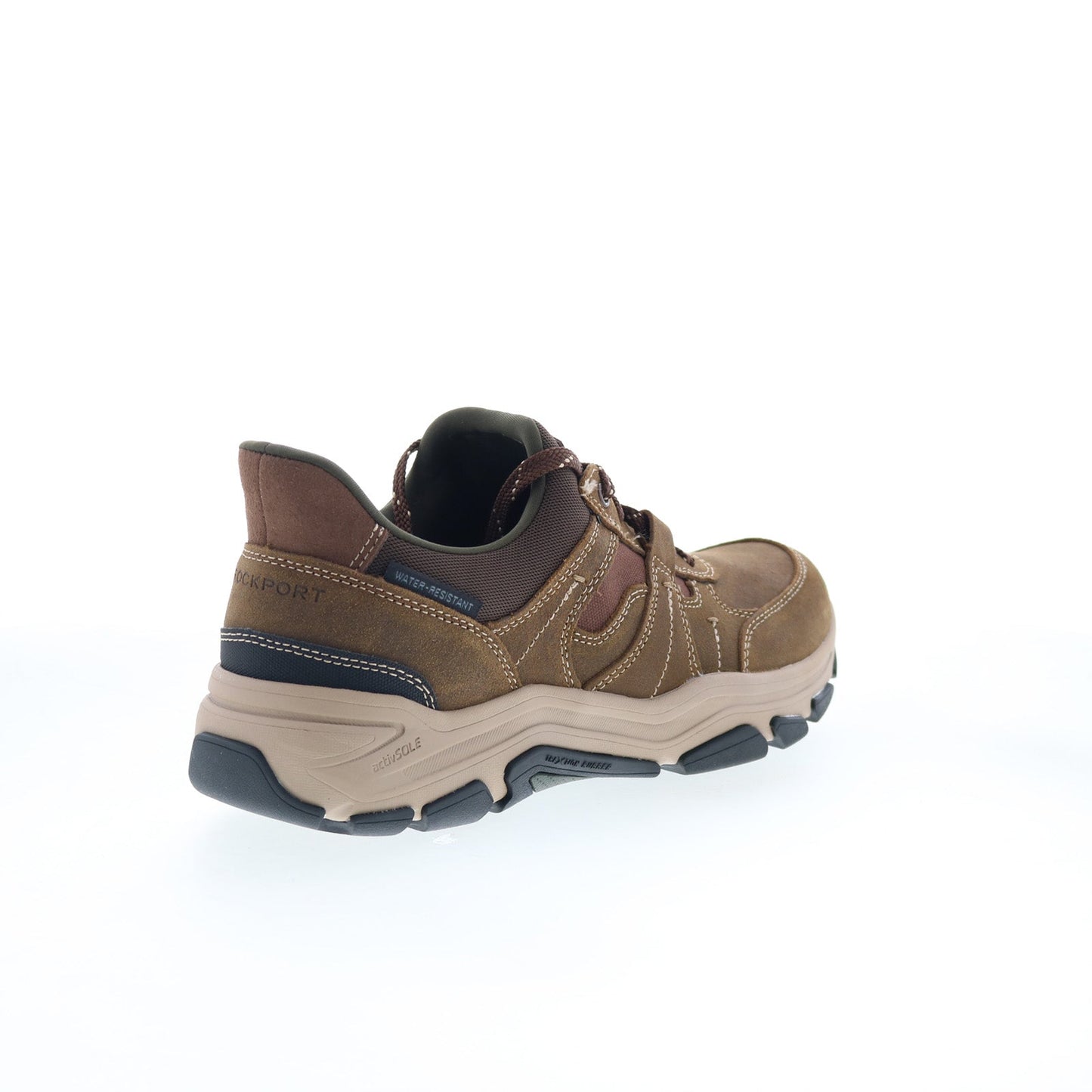 Rockport Rhett RMRHETT Mens Brown Wide Suede Lifestyle Sneakers Shoes