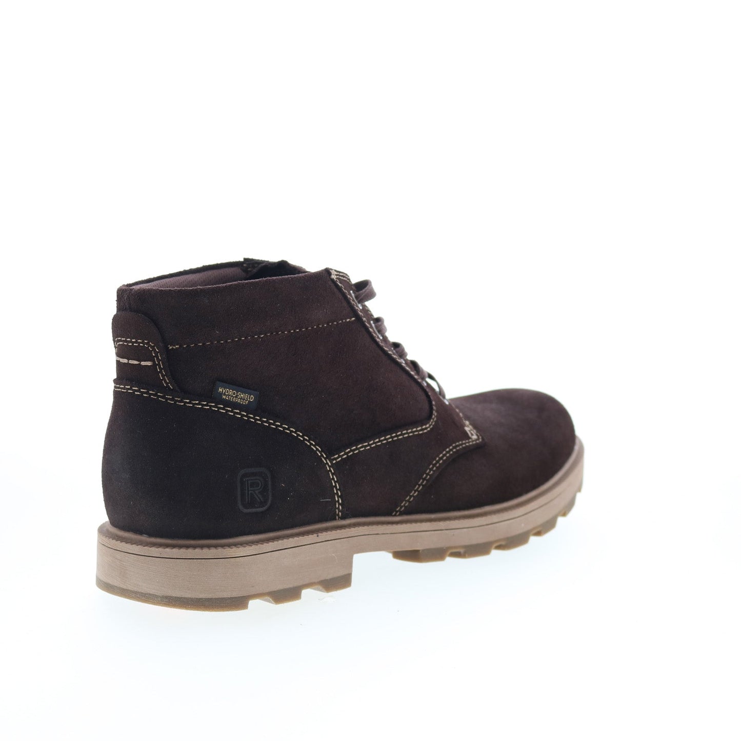Rockport Seamus RMSEAMUS Mens Brown Leather Lace Up Chukkas Boots