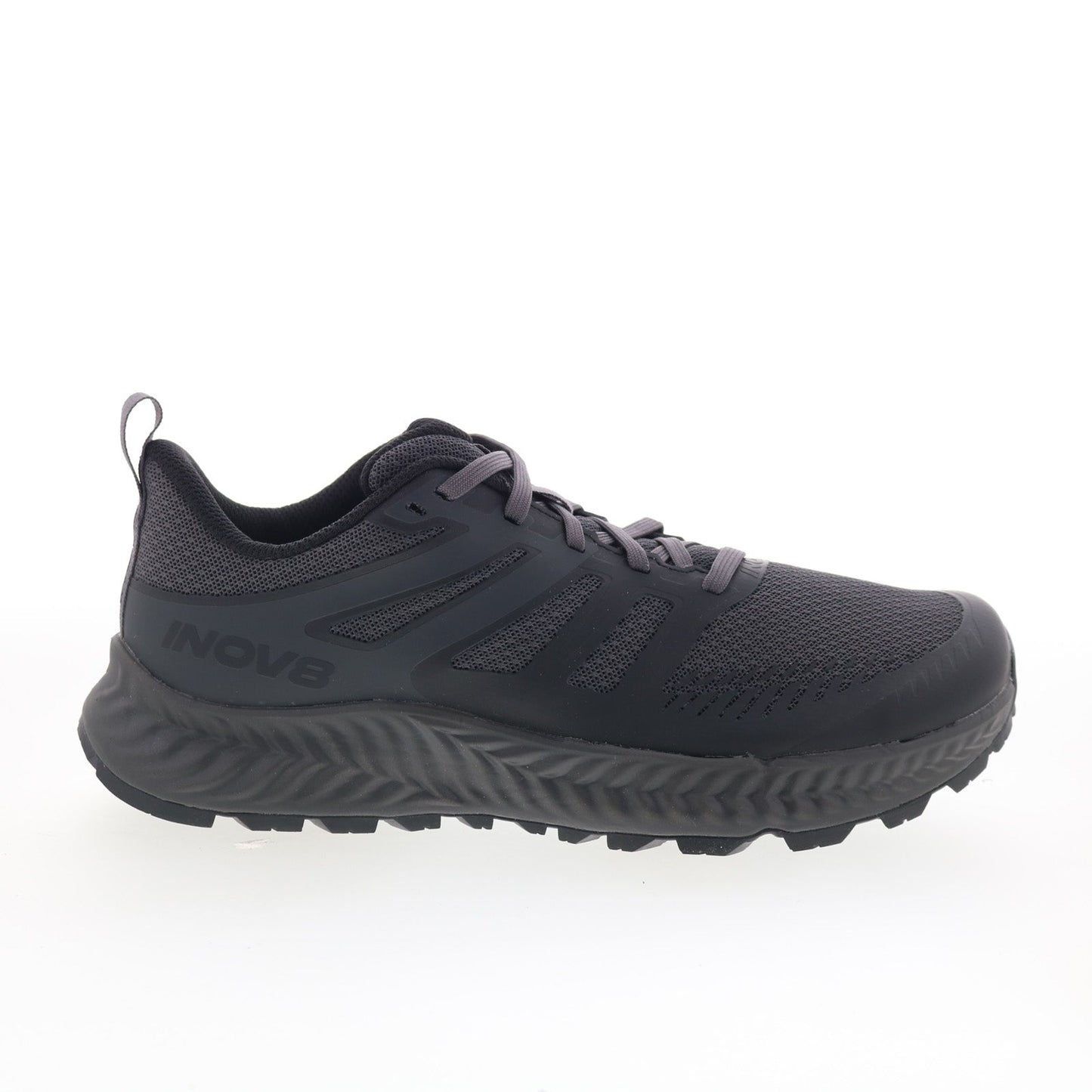 Inov-8 TrailFly 001148-BK Mens Black Synthetic Lace Up Athletic Hiking Shoes