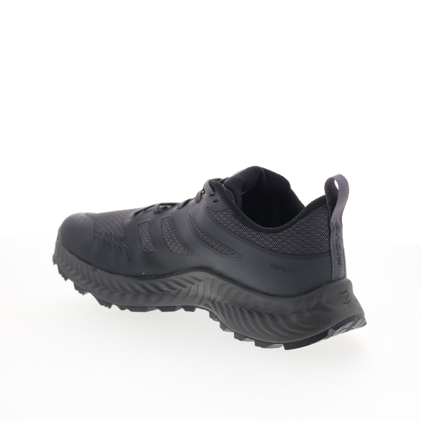 Inov-8 TrailFly 001148-BK Mens Black Synthetic Lace Up Athletic Hiking Shoes