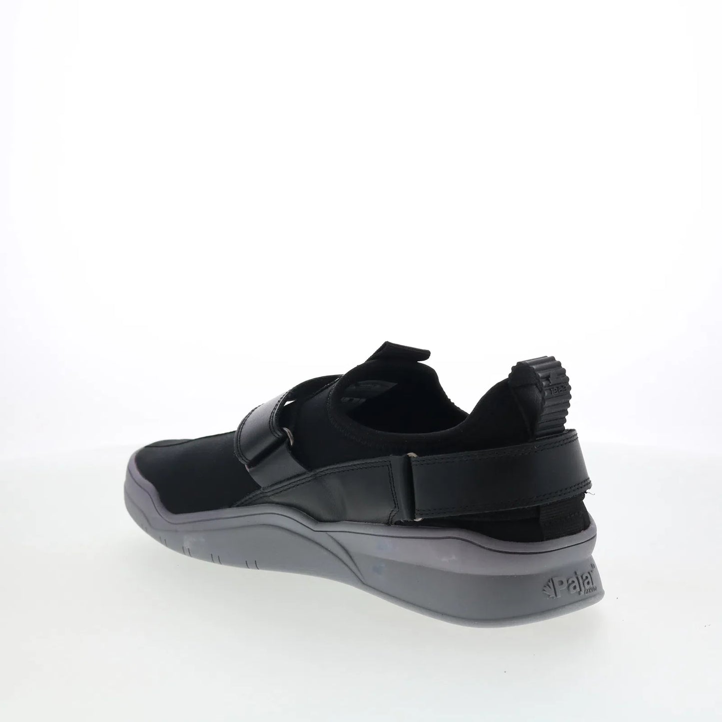 Pajar Yale 55552 Mens Black Leather Strap Lifestyle Sneakers Shoes