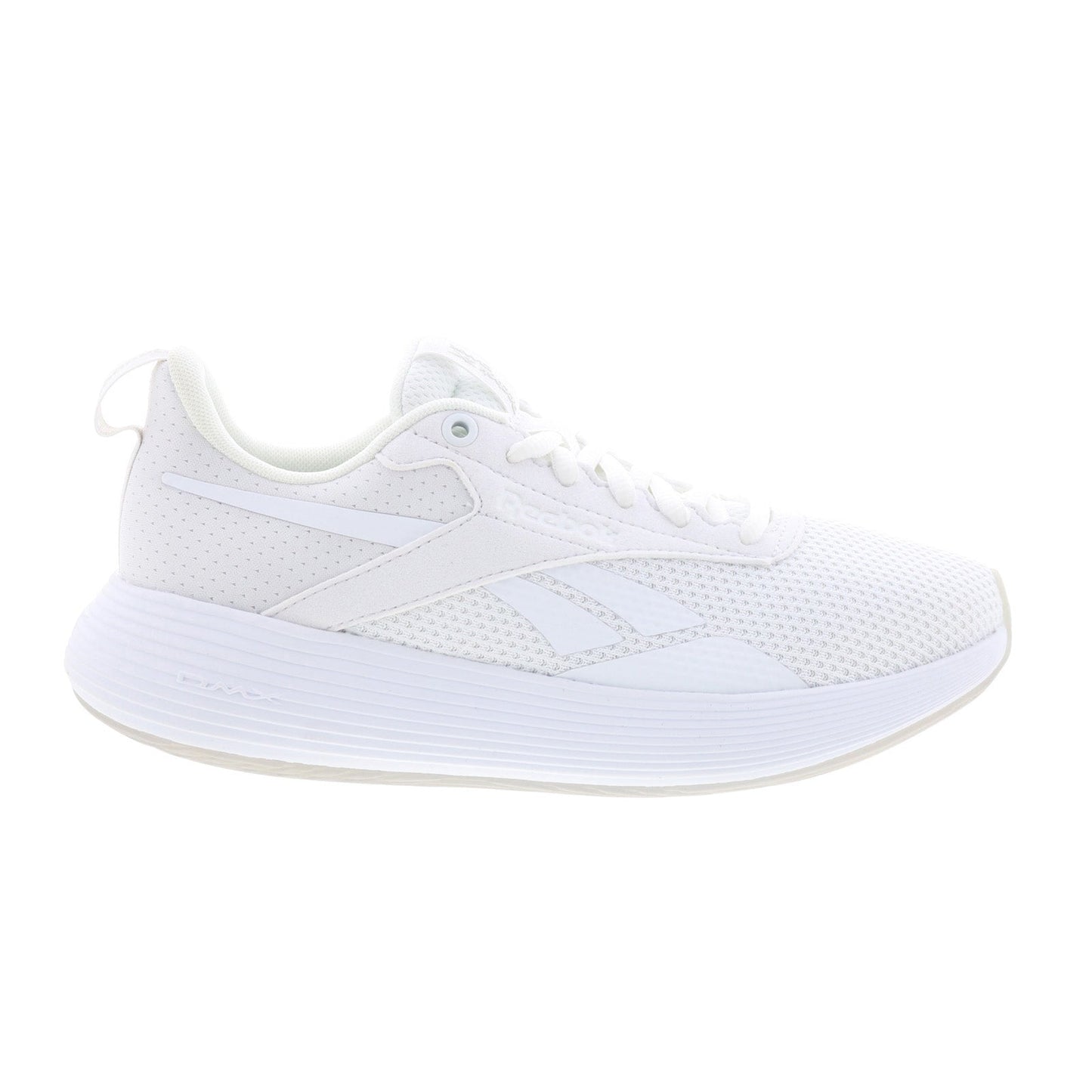 Reebok DMX Comfort + Womens White Mesh Lace Up Lifestyle Sneakers Shoes
