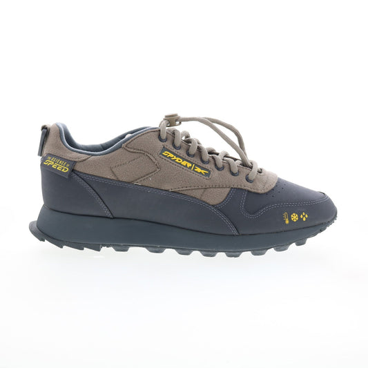 Reebok Classic Leather Trail X Spyder Mens Gray Athletic Hiking Shoes
