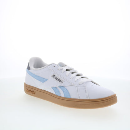 Reebok Court Retro Mens White Leather Lace Up Lifestyle Sneakers Shoes