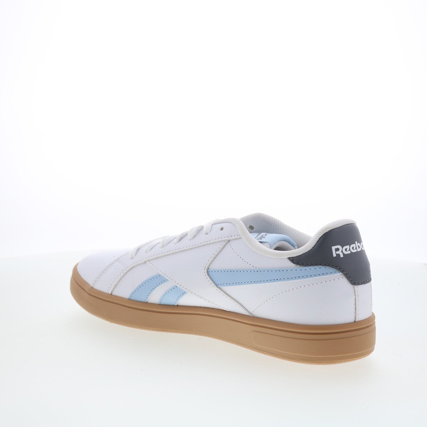 Reebok Court Retro Mens White Leather Lace Up Lifestyle Sneakers Shoes