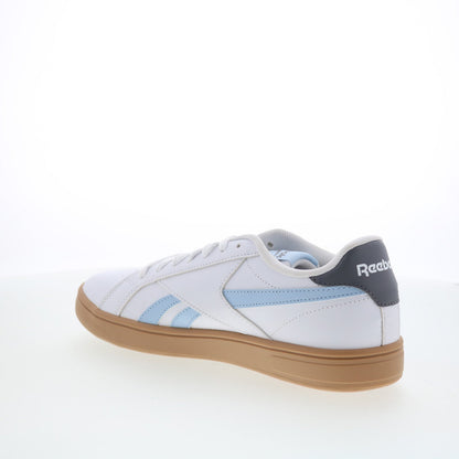 Reebok Court Retro Mens White Leather Lace Up Lifestyle Sneakers Shoes