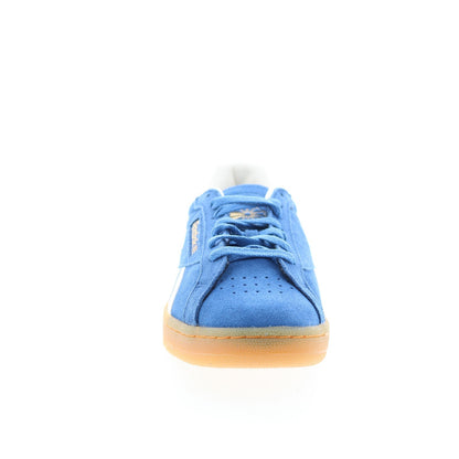 Reebok Club C Grounds UK Mens Blue Suede Lace Up Lifestyle Sneakers Shoes