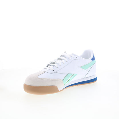 Reebok Campio XT Mens White Leather Lace Up Lifestyle Sneakers Shoes