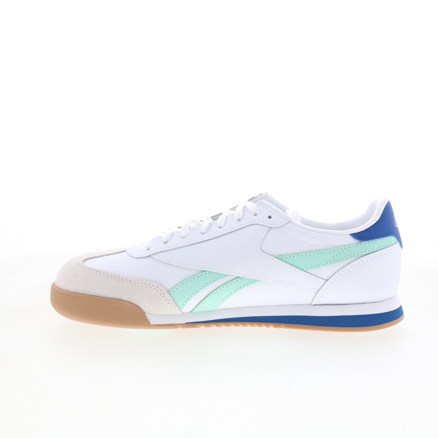 Reebok Campio XT Mens White Leather Lace Up Lifestyle Sneakers Shoes