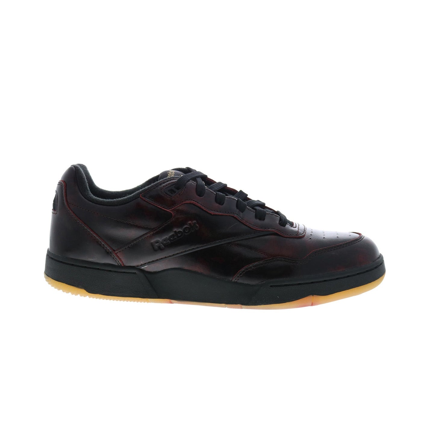 Reebok BB 4000 II Mens Red Leather Lace Up Lifestyle Sneakers Shoes