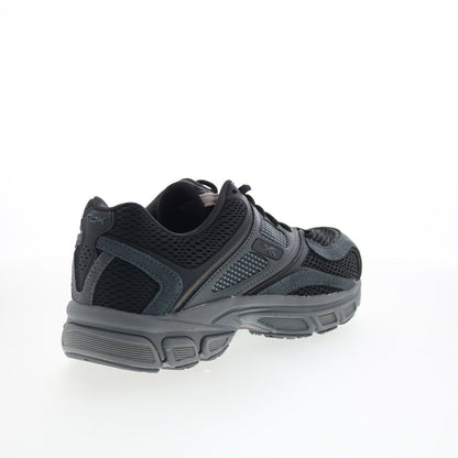 Reebok Premier Trinity Mens Black Mesh Lace Up Lifestyle Sneakers Shoes