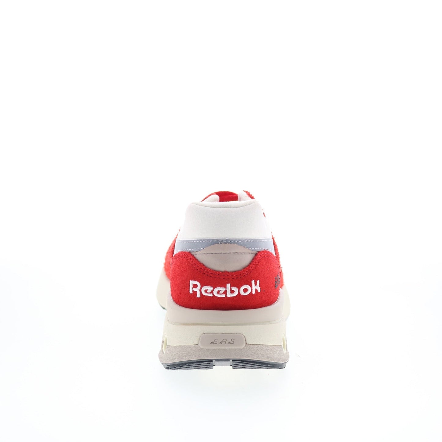Reebok ERS World Mens Red Suede Lace Up Lifestyle Sneakers Shoes
