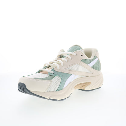 Reebok Road Prime Mens Beige Mesh Lace Up Lifestyle Sneakers Shoes