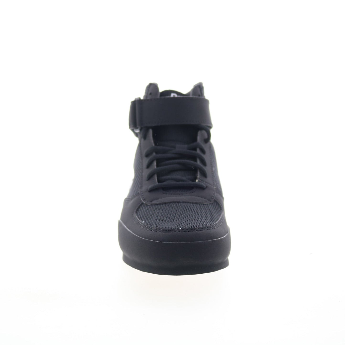 Reebok Boxing Mid Mens Black Synthetic Lace Up Athletic Boxing Shoes