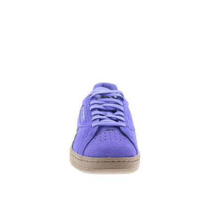 Reebok Club C Grounds UK Mens Purple Suede Lace Up Lifestyle Sneakers Shoes