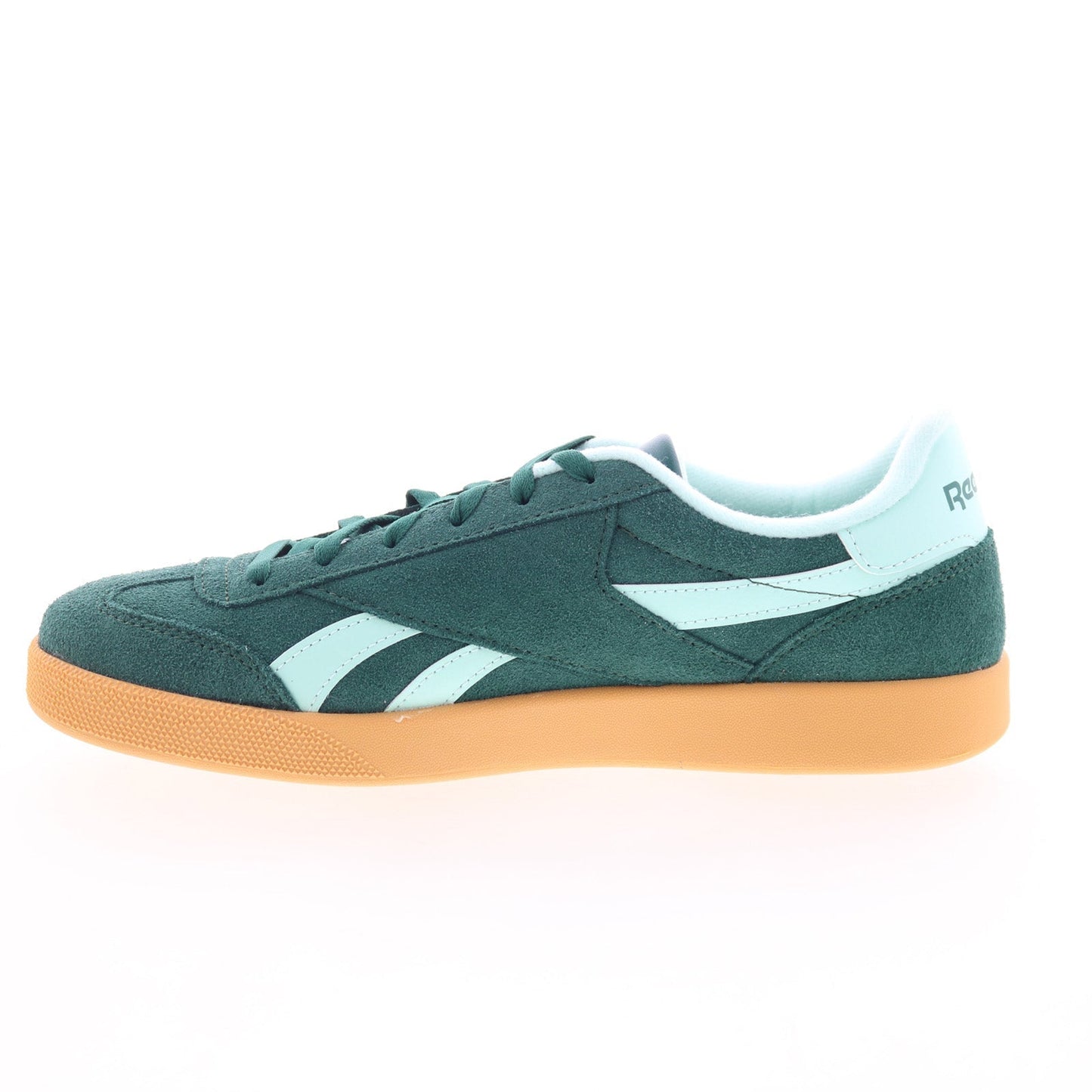 Reebok Smash Edge Mens Green Suede Lace Up Lifestyle Sneakers Shoes