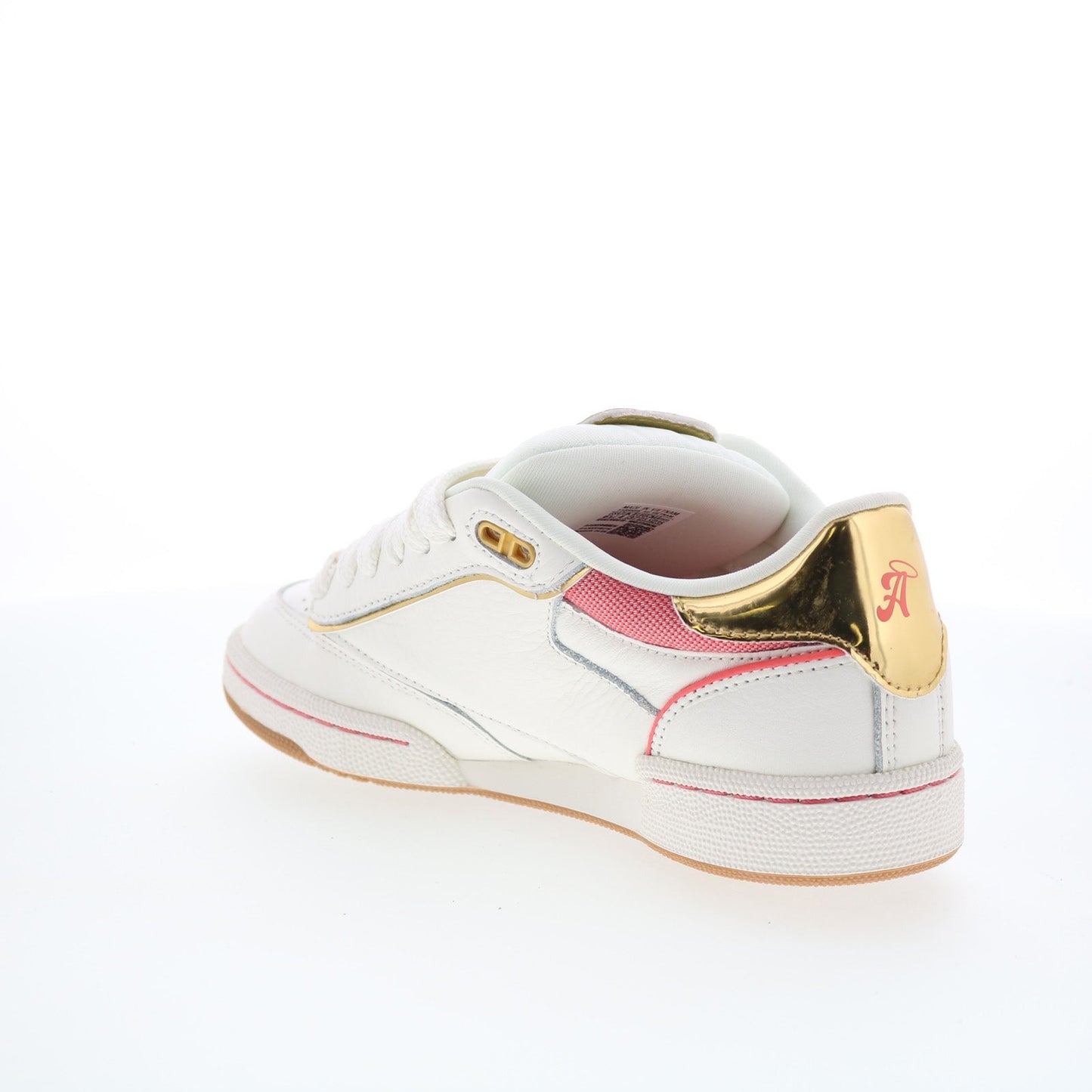 Reebok Club C Bulc CLN Womens Beige Leather Lace Up Lifestyle Sneakers Shoes