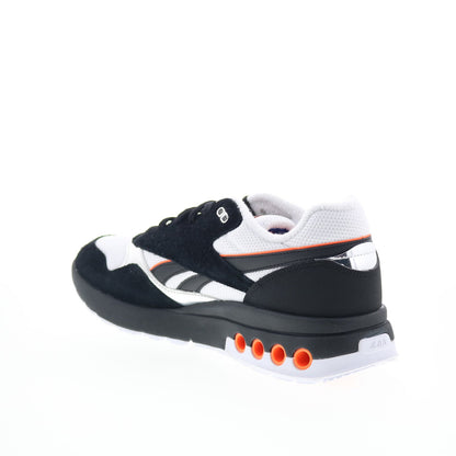 Reebok ERS World Anuel AA Mens Black Suede Lace Up Lifestyle Sneakers Shoes