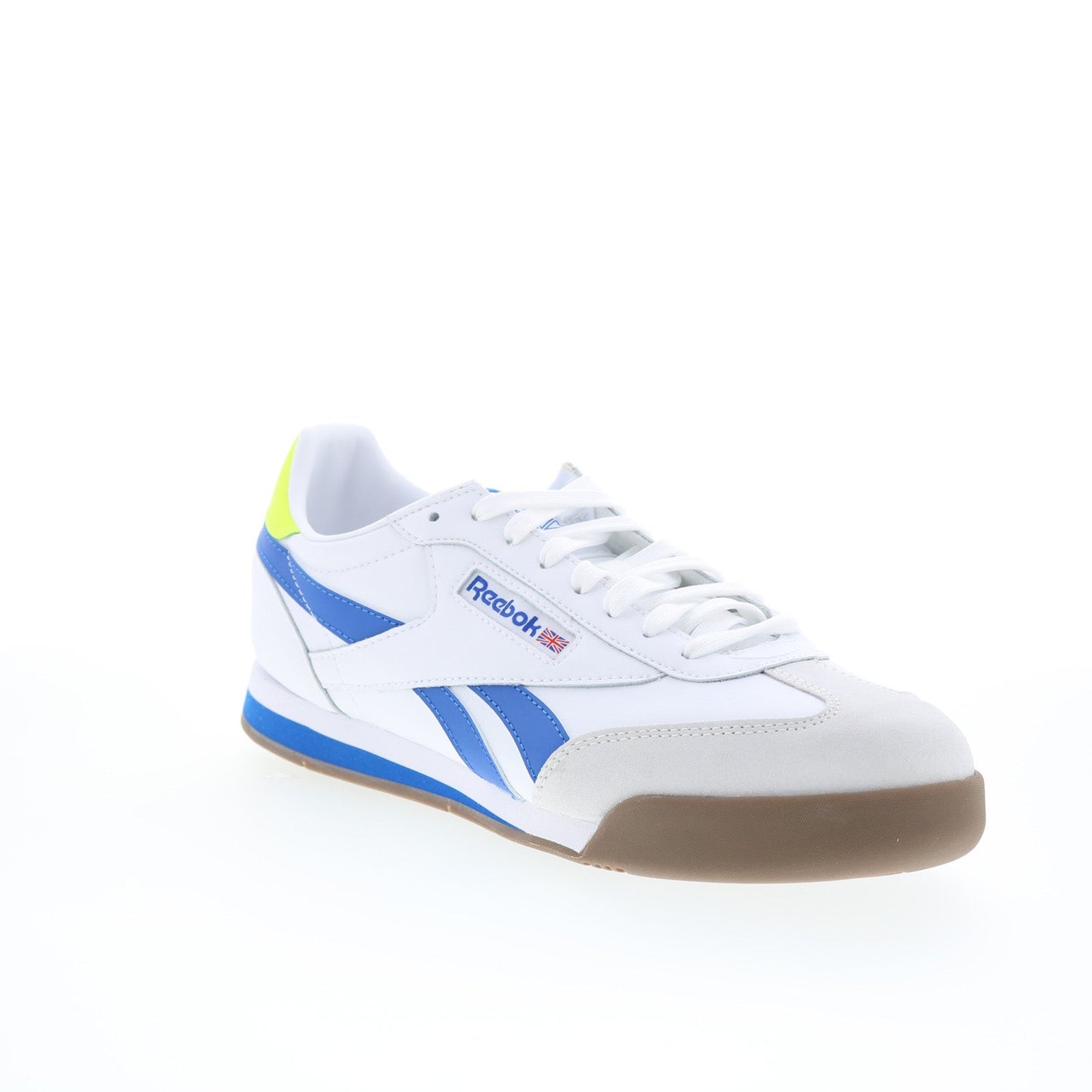 Reebok Campio XT Mens White Leather Lace Up Lifestyle Sneakers Shoes
