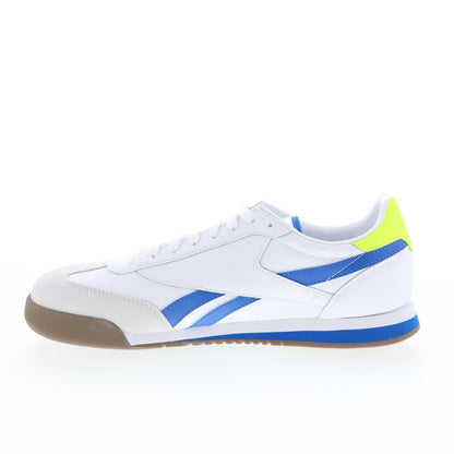 Reebok Campio XT Mens White Leather Lace Up Lifestyle Sneakers Shoes