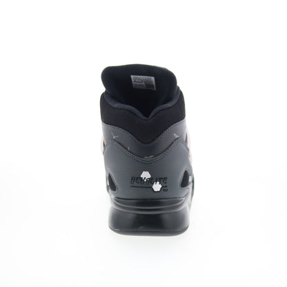 Reebok Pump Omni Zone II Mens Black Leather Lifestyle Sneakers Shoes