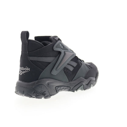Reebok Preseason 94 Mens Black Synthetic Lace Up Lifestyle Sneakers Shoes