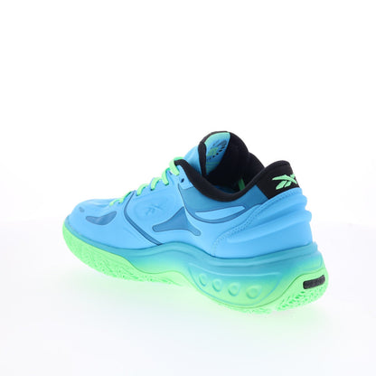 Reebok Engine A Mens Blue Synthetic Lace Up Athletic Basketball Shoes