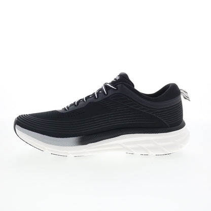 Reebok Road Strider Mens Black Canvas Lace Up Athletic Running Shoes