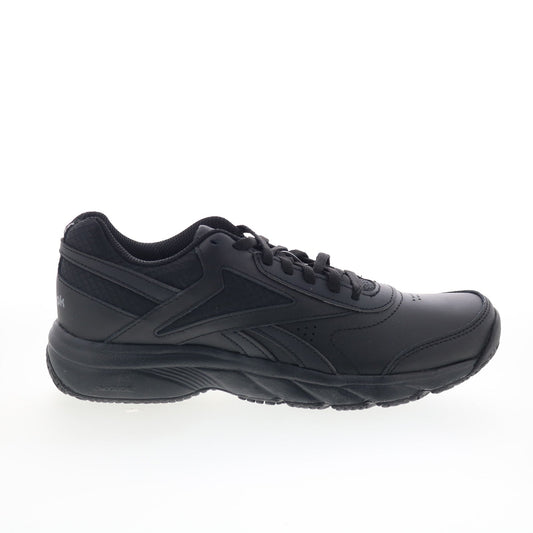 Reebok Work N Cushion 4.0 Mens Black Leather Lace Up Work & Safety Shoes