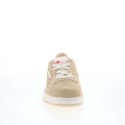 Reebok Club C 85 Vintage Mens Beige Leather Lifestyle Sneakers Shoes