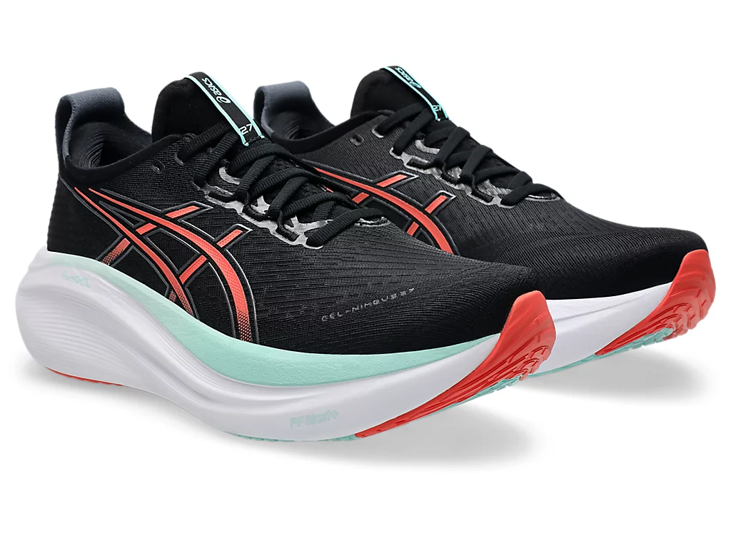 Gel-Nimbus 27 Men's :Black | Coral Reef