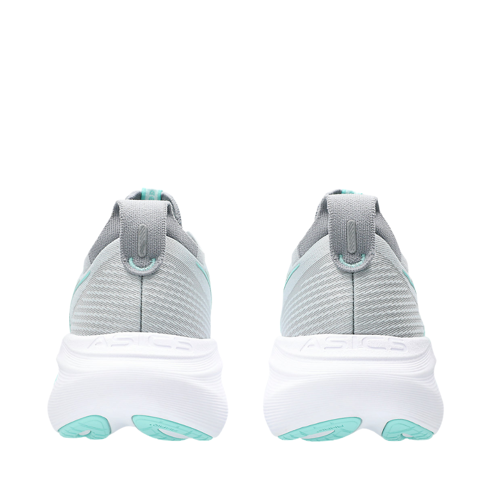 Gel-Nimbus 27 (Wide) Women's :Piedmont Grey | Illuminate Mint