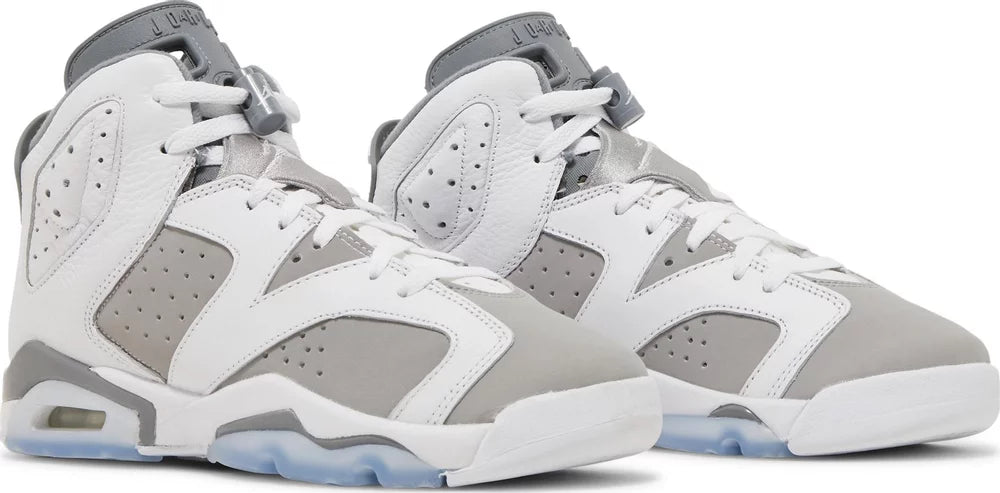 Nike Grade School Womens Air Jordan 6 Retro Sneakers - 'Cool Grey'