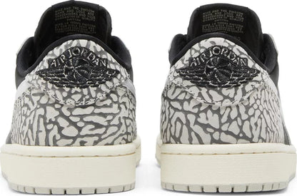 Nike Mens Air Jordan 1 Retro Low OG Sneakers - 'Black Cement'
