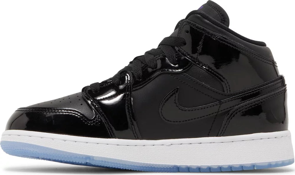Nike Grade School Womens Air Jordan 1 Mid SE Sneakers - 'Space Jam'